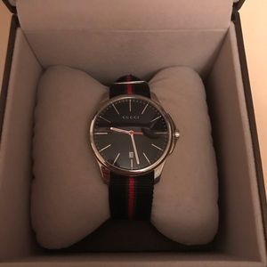 Men’s Black Nylon Gucci Watch